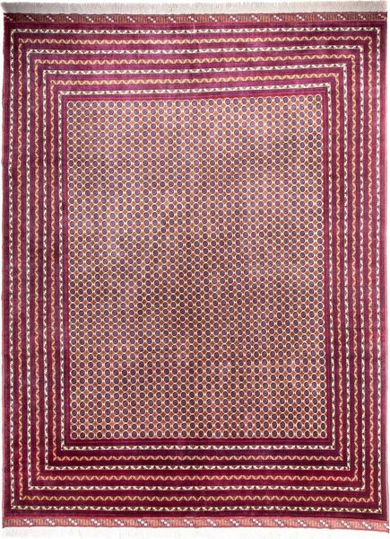 Afghan Teppich - 386 x 300 cm - beige