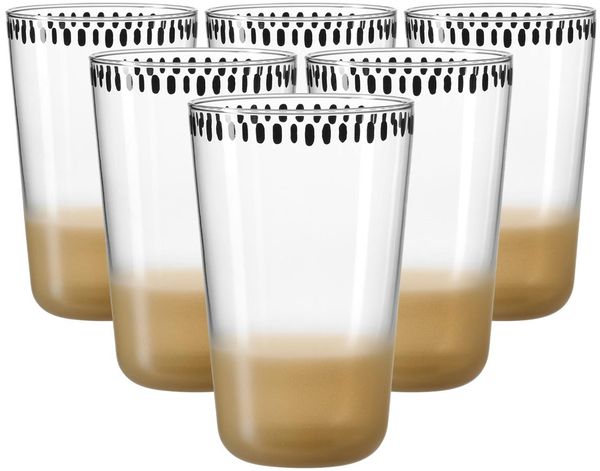 Ritzenhoff & Breker Natura Trinkglas 400 ml 6er Set - Creme