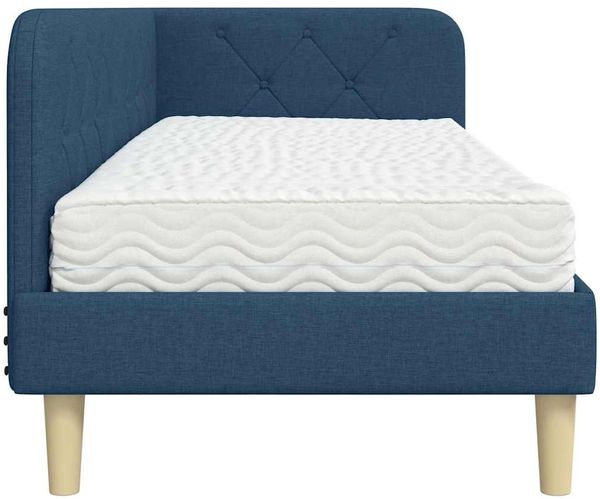 vidaXL Eckbettgestell Blau 80 x 200 cm Stoff 3394108 Bild 8