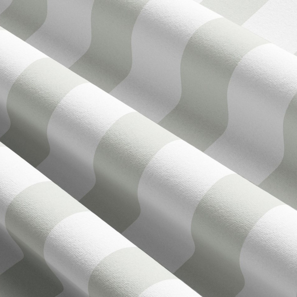 Leonado Vicenti Bettwäsche Baumwolle 135x200 cm und 155x220 cm, Jersey, 2 teilig, Streifen in Grau und Weiß mit Markenreißverschluss Bild 3