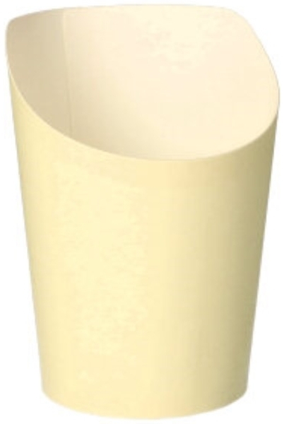 75 Snackbecher, Pappe "To Go" 0,16 l Ø 7,5 cm · 9,9 cm beige
