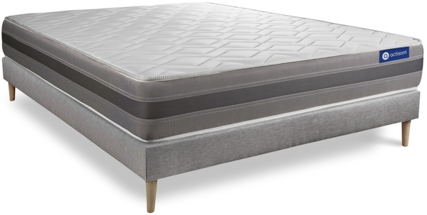 Actiflex relax matratze 150x195 cm + Bettgestell mit lattenrost - Dicke : 24cm - Taschenfederkern und Memory-schaum - H3 Bild 3