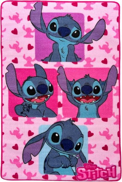 Lilo & Stitch Kinderteppich Teppich Ideal für Spielzeit und Dekoration im Kinderzimmer 120 x 80 cm