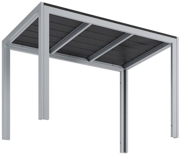TLGREEN Gartentisch 110x70cm WPC Balkontisch,Rechteckiger Terrassentisch, Esstisch Outdoor (Hitze- und Wetterbeständig, rutschfest, Brettbreite 9cm)