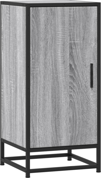 vidaXL Sideboard Grau Sonoma 35,5x35x76 cm Holzwerkstoff und Metall 848942