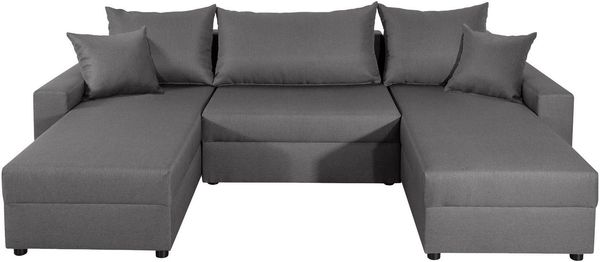 COLLECTION AB Wohnlandschaft Pico U-Form, Wohnlandschaft,2 X Ottomane,Polyätherschaum Polsterung