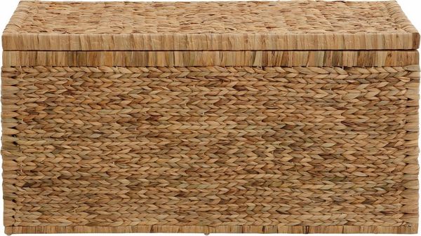 ARTRA Truhe Artra Design Geflecht Truhe Klappdeckel 95 cm natur BSCI beige (1 St)