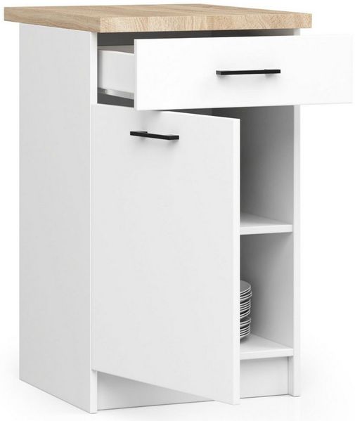 Raumhirsch Furniture Unterschrank Moderner Küchenunterschrank - Stilvolles Design - Küchenmodul (Viele Farbvarianten - Maße 40x85x46 cm) robuste Konstruktion