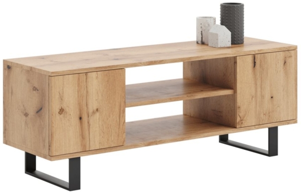 Raumhirsch Furniture Lowboard Focus, Stehendes Fernsehregal für das Wohnzimmer (Fernsehkommode, TV Schrank, TV Board stehend), Elegant & Funktional