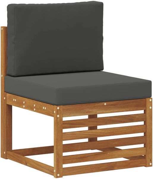 vidaXL Ecksofa Set mit Kissen 9 pcs Natur und Anthrazit 3375472 Bild 3