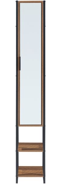 Hochschrank Namsskogan 160x24x30cm Walnussoptik [en. casa] Bild 3