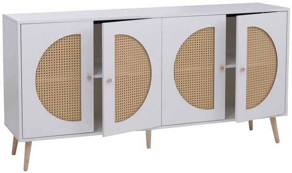 MCW Sideboard MCW-P49, Inklusive Fußbodenschoner für einen sicheren, schonenden Stand