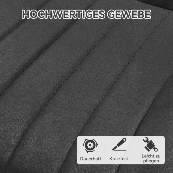 HawthyHome Esszimmerstuhl bequeme Polsterstühle Küchenstuhl (2 St), mit Rückenlehne Metallbeine, 2er Set Bild 3