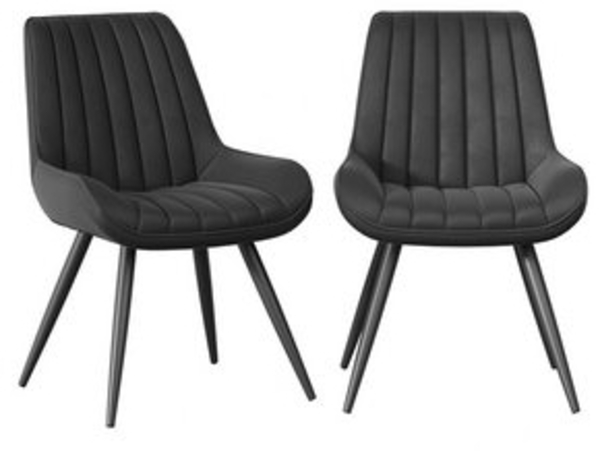 HawthyHome Esszimmerstuhl bequeme Polsterstühle Küchenstuhl (2 St), mit Rückenlehne Metallbeine, 2er Set Bild 6