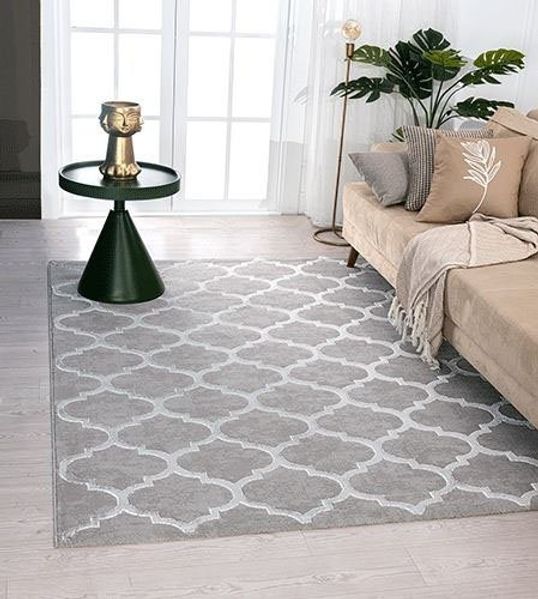 merinos Teppich Studio 28262, rechteckig, Höhe: 12 mm, Kurzflorteppich, Hoch Tief Effekt, modernes Skandic Design