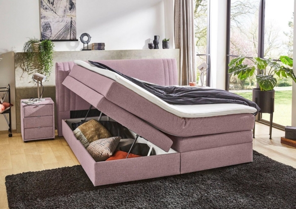 Jockenhöfer Gruppe Boxspringbett "Amira", OTTOs Choice! Topseller, mit Bettkasten und Topper, erhältlich in den Breiten 120,140 & 180cm Bild 2
