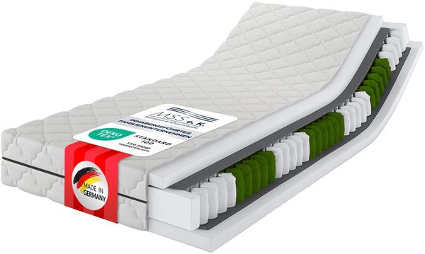 MSS 7 Zonen TTFK-Matratze MedicPlus 80x220x21 cm H5