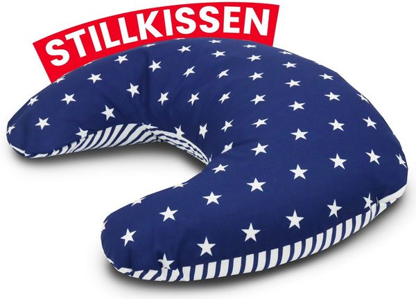 Amilian Stillkissen Lagerungskissen - Seitenschläferkissen - Stillkissen klein, Schwangerschaftskissen zum Schlafen, pregnancy pillow mit Füllung (60x42 cm), für Mütter und Babys