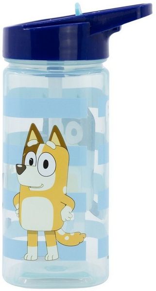 Bluey Trinkflasche Kinder Wasserflasche 510 ml eckige Trinkflasche für Schule Freizeit