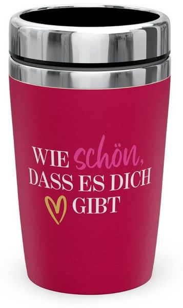 Thermobecher Isolierbecher Kaffeebecher To Go 240ml la vida Herz 3887131