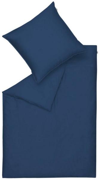 SCHÖNER WOHNEN-Kollektion Bettwäsche PURE 2.0 Ganzjahresbettwäsche, Baumwolle, 1 teilig, 200x200 + 2 x 80 x 80 in Nachtblau