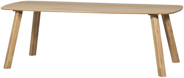 Esstisch aus Eiche oval, skandinavischer Stil, naturfarben, flexibel für 8–10 Personen