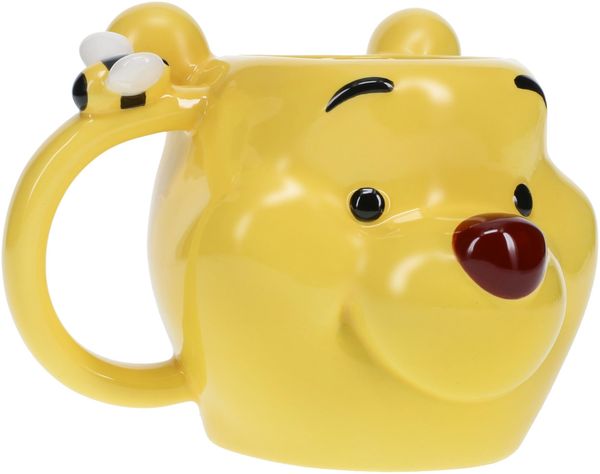 Winnie Puuh Tasse - Offiziell lizenziert, Disney-Teetasse mit Puuh Bär & Honigbiene, Perfekt für Tee oder Kaffee, 350 ml (11 Fl Oz)