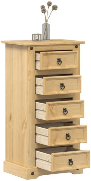 vidaXL Nachttisch Corona 53x39x103 cm Massivholz Kiefer 4005661