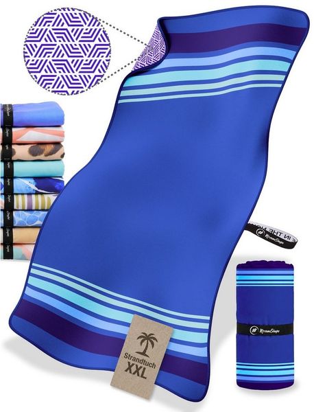 NirvanaShape Strandtuch Strandtuch XXL - Strandhandtuch, Mikrofaser Badetuch, Handtuch