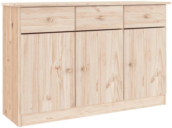 vidaXL Sideboard ALTA 112x35x73 cm Massivholz Kiefer 353937