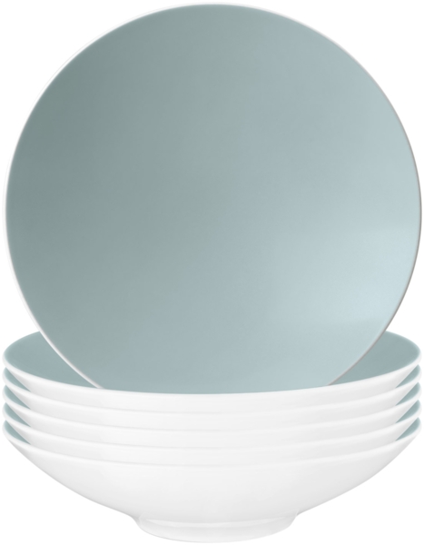 Seltmann Weiden Life Fashion Pasta-/Suppenteller ø 23 cm 6er Set Green Chic