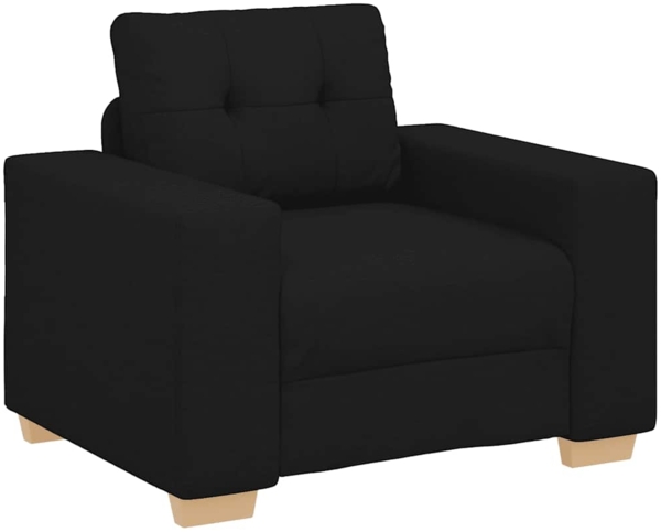 vidaXL Sessel Schwarz 60 cm Stoff 4105060