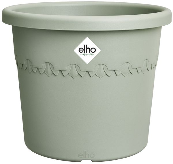 Elho Blumentopf Kunststoff grün Ø 25 cm Algarve Cilindro