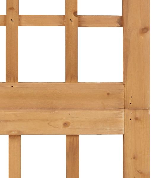 vidaXL Spalier/Paravent 6-teilig Massivholz Tanne 242,5x180 cm 316481 Bild 5