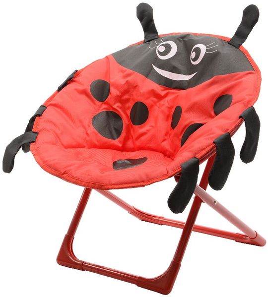 Decoris season decorations Kinderklappstuhl, Klappstuhl / Moonchair Kinder 52 x 42 x 48 cm Marienkäfer klappbar