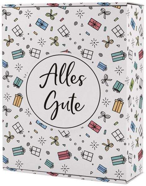 Herz & Heim Geschenkbox zum Geburtstag - Geschenkverpackung aus stabiler Pappe, verschiedene Größen