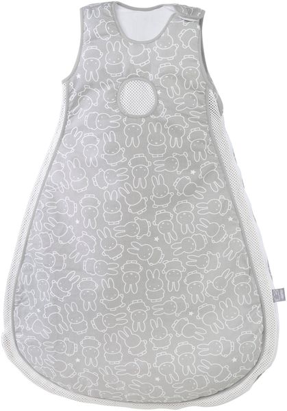 roba 'safe asleep®' Schlafsack Easy Air - Design 'miffy®' - 86 / 92 cm - Grau