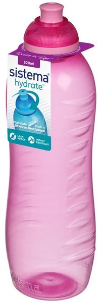 sistema Trinkflasche Sistema 620ml Twist `N` Sip Squeeze Bottle - Misty Purple
