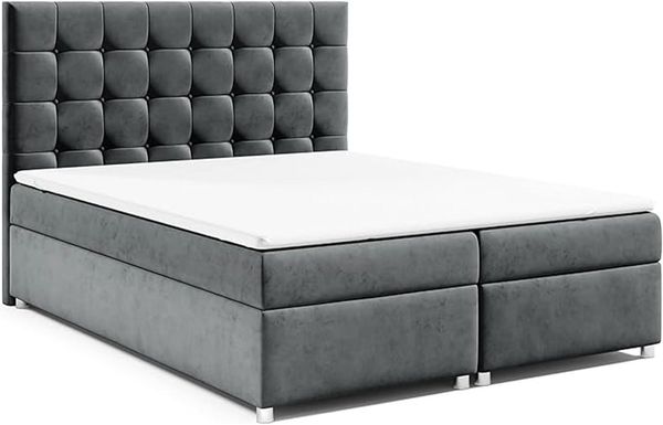 Best for Home Boxspringbett mit Bettkasten Trinity K-9 Bonellfederkern inkl. 7 cm Topper (140x200 160x200 180x200 200x200 cm), inkl. Lieferung bis in die Wohnung, TOP- Preis-Leistungs-Verhältnis