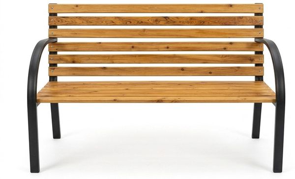 BruKa Gartenbank 2-Sitzer TOSKANA Holzbank Terrasse Garten Holz Sitzbank