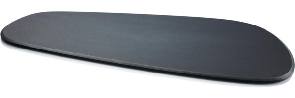 Continenta Schneidebrett Duracore, Küchenbrett, Servierbrett, Käsebrett, Holzpapierfaser, Schwarz, 49x20. 7 cm, 5324