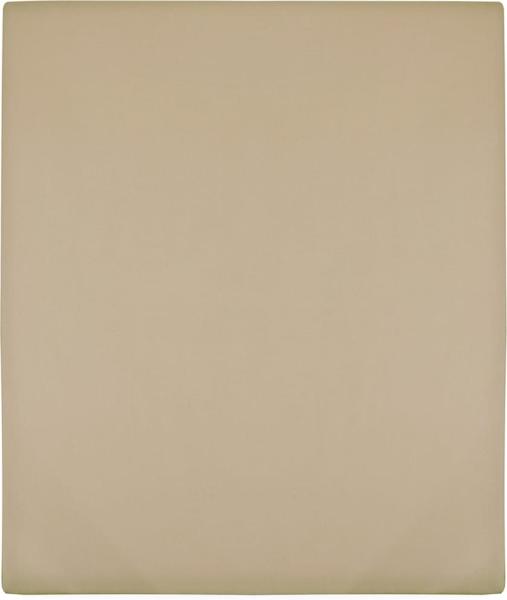 vidaXL Spannbettlaken Jersey Taupe 180x200 cm Baumwolle 136228