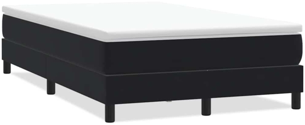 vidaXL Boxspringbett ohne Matratze Schwarz 120x220 cm Samt 3315869