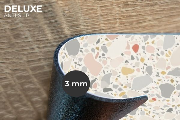 MuchoWow Platzset Muster - Licht - Terrazzo - Dekoration, (6-St), Platzsets, Tischset, Abwaschbar, Tischsets, Platzdeckchen