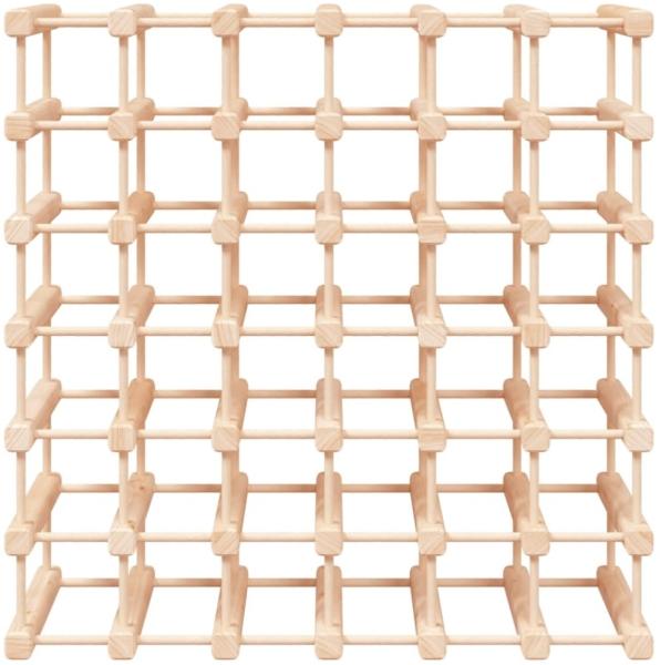 vidaXL Weinregal für 42 Flaschen 68,5x23x68,5 cm Massivholz Kiefer 353752 Bild 9
