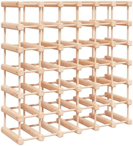 vidaXL Weinregal für 42 Flaschen 68,5x23x68,5 cm Massivholz Kiefer 353752 Bild 2