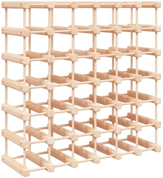 vidaXL Weinregal für 42 Flaschen 68,5x23x68,5 cm Massivholz Kiefer 353752 Bild 7