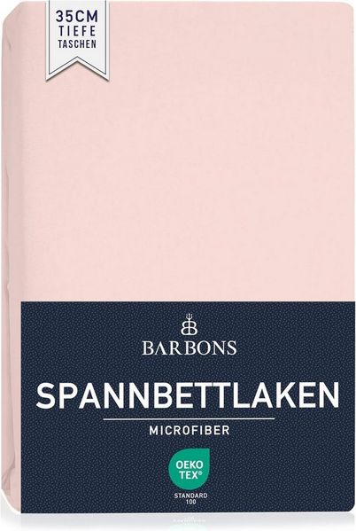 BARBONS Spannbettlaken Mikrofaser Bettlaken, 35 cm Tiefe Spannbetttuch, Gebürstete Polyester, (1 Stück), Topper