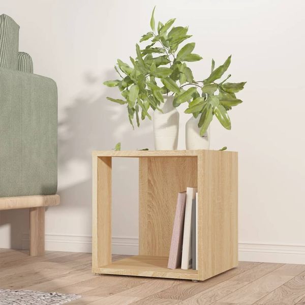 vidaXL Beistelltisch Sonoma-Eiche 33x33x34,5 cm Holzwerkstoff 809011