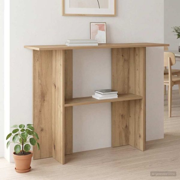 vidaXL Konsolentisch Artisan-Eiche 100 x 30 x 75 cm Holzwerkstoff 8001182
